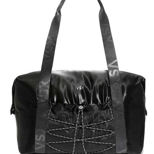 Victoria Secret VSX Duffel Bag, Black with Mesh Detail.